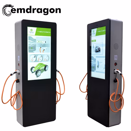 Andriod WiFi Touch Digital Sinage Media 43 pulgadas inteligente doble pistola de carga pila de publicidad al aire libre máquina de señalización Digital LED